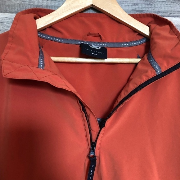 Dunning Quarter Zip Performance Windbreaker Golf Jacket XL - Picture 3 of 14